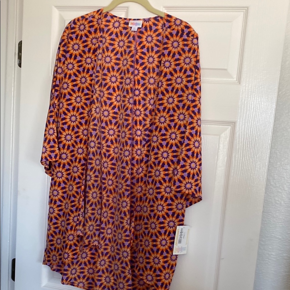 NWT LuLaRoe Lindsey Colorful Floral Patterned Dress